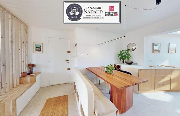 Appartement T3 centre-ville, entièrement rénové, dernier étage traversant, vue dégagée