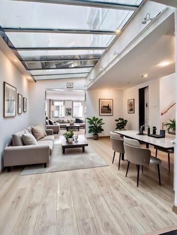 Maison familiale 142 m² – Verrière centrale, 4 chambres, jardin clos – Sacré-Cœur