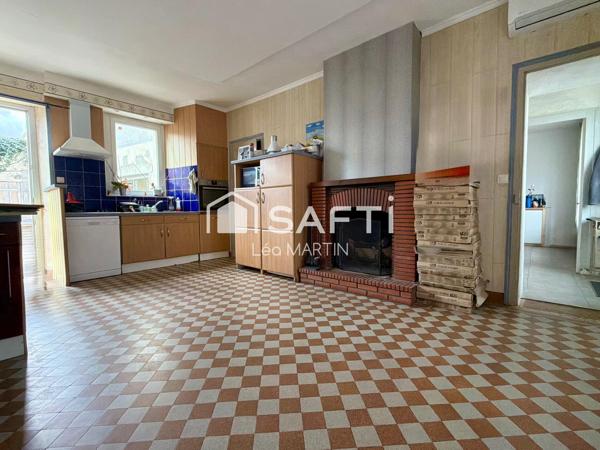 Maison de 124m2 - 3 chambres - dépendances