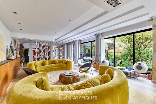 Appartement loft d’exception avec jardin – Quartier Trudaine