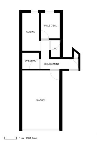 Appartement Studio à vendre  1 pièce - 30,30 m2 TALENCE - 33