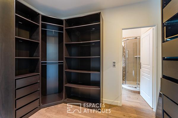 Maison d’architecte avec terrasse et jardin