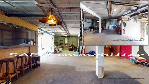 Maison individuelle non mitoyenne de 115m2 habitables - 3/4 chambres - sous-sol total sur 1446m2 de terrain entièrement arboré et paysagé .