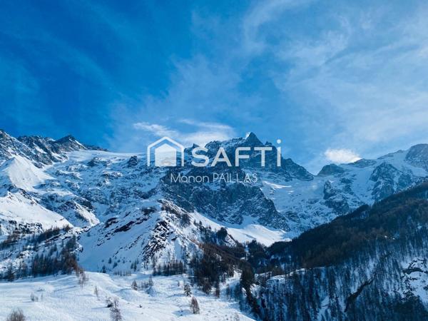 Terrain constructible avec vue sur La Meije