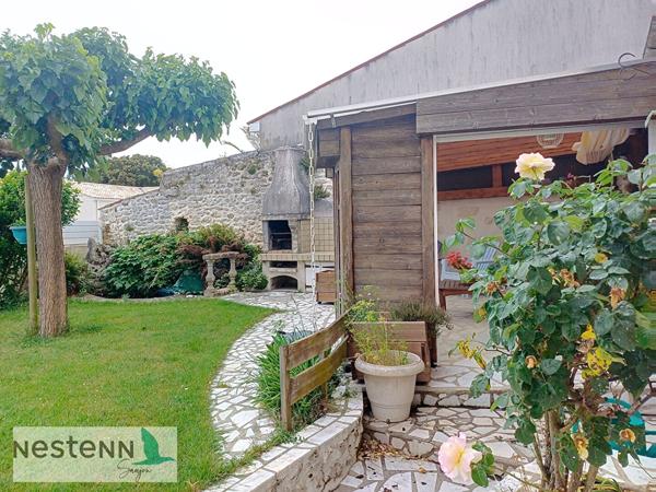 A vendre,charentaise, à Saujon,130m², 4 chambres, garage, 314 m² de terrain