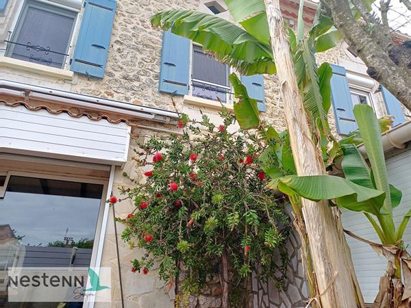 A vendre,charentaise, à Saujon,130m², 4 chambres, garage, 314 m² de terrain