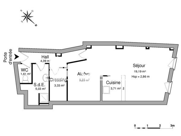 Location Studio 46.5 m² - 32 RUE DES LICES Avignon 84000