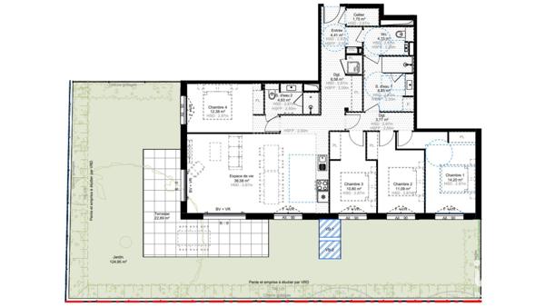 Appartement (neuf) à vendre 5 pièces 121 m² Challes-les-Eaux