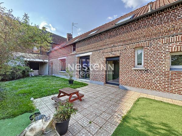 Maison de 185m² comprenant 4 chambres (5 possibles) sur un terrain de 331m² située à MASNY VILLAGE - Terrasse - Jardin - Garage - Cave - Pas de gros travaux à prévoir - 250.000 euros