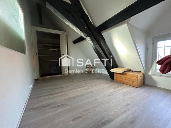 Immeuble  avec appartement 97 m² et grand local commercial – Fort potentiel