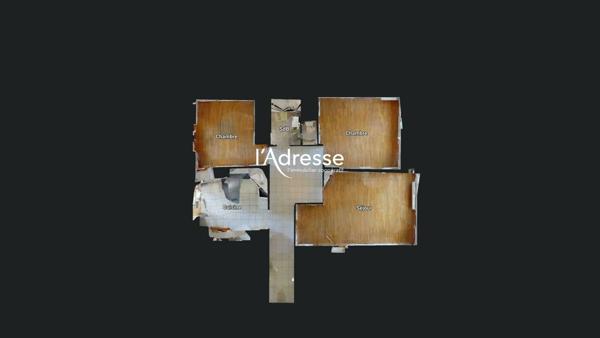 Bureaux pour profession libérale - GRENOBLE - 3-4 pièces - 88.28 m2 - 2 balcons