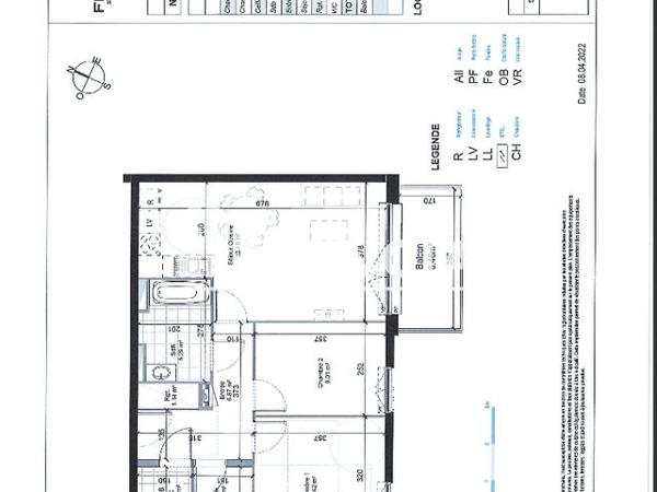 Location Appartement 3 pièces 62.1 m² - RUE DES FRERES GONTHIER Wasquehal 59290