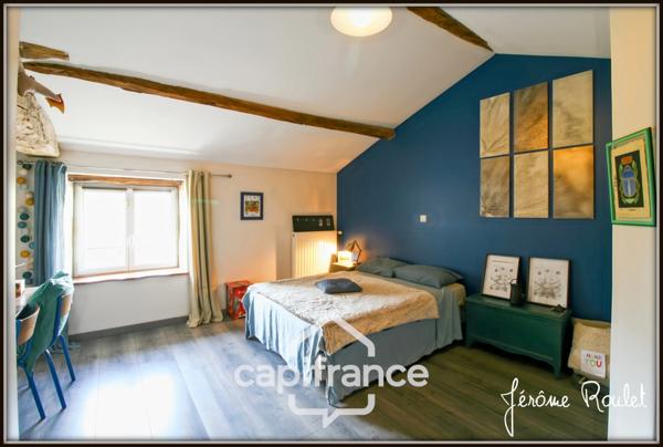 Maison en pierre à vendre 6 pièces 4 chambres terrain 4 700 m² en partie constructible avec dépendances Champigny-En-Rochereau (86)