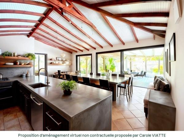 Rare Villa Familiale 4 Ch + Bungalow à 500m mer à vendre (971),Sainte-Anne Monmain