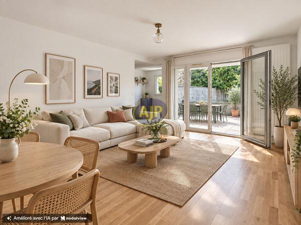 Appartement à vendre Nantes - 3 pièces, 74m² avec 2 chambre(s) à 257 250€ - AJP Immobilier Nantes Jouzel