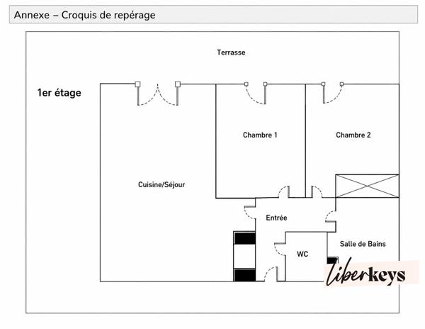 T3 récent avec terrasse et 2 parkings