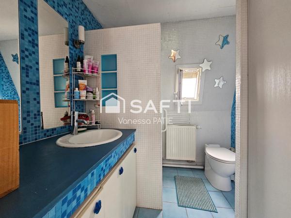 Charme d'une meulière (parquet, moulures, cheminée)