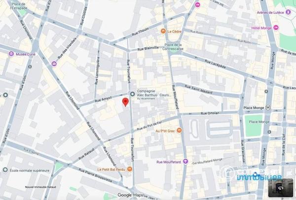 À VENDRE – CAVE EN BRIQUE VOÛTÉE – PARIS 5ᵉ – RUE TOURNEFORT