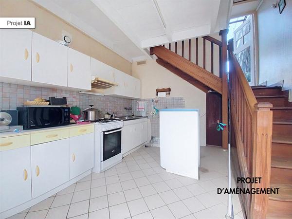 Plouha , Maison en pierre en plein centre-ville, 3 chambres et petit jardin