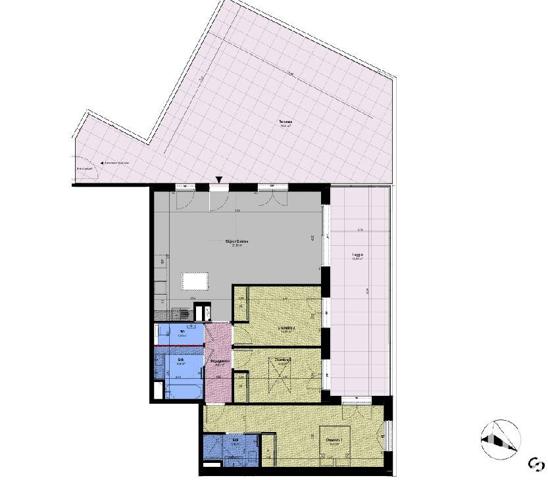 Appartement à vendre 3 pièces 72 m² Châteauneuf-Grasse