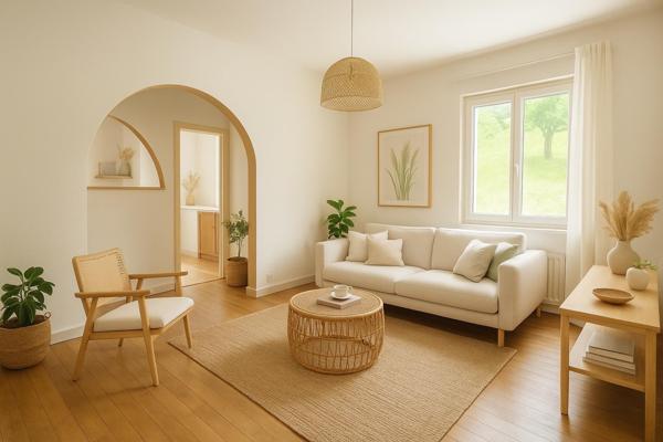 Appartement avec stationnement et cave