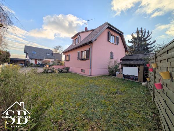 Blotzheim (68730) Maison raffinée, charme et modernité, beau terrain, EN IMPASSE