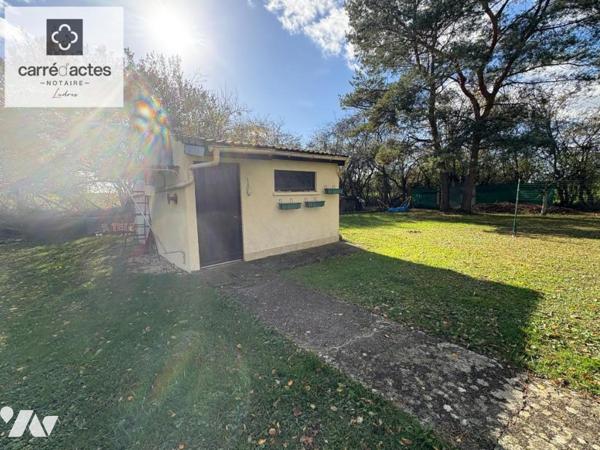 Maison de plain-pied lumineuse – 3 chambres – grand terrain arboré de 3000 m²