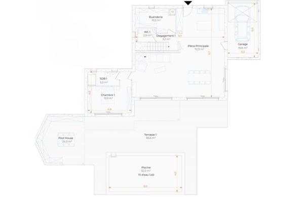 Maison 5 pièces de 171 m² à Le Lavandou (83980)