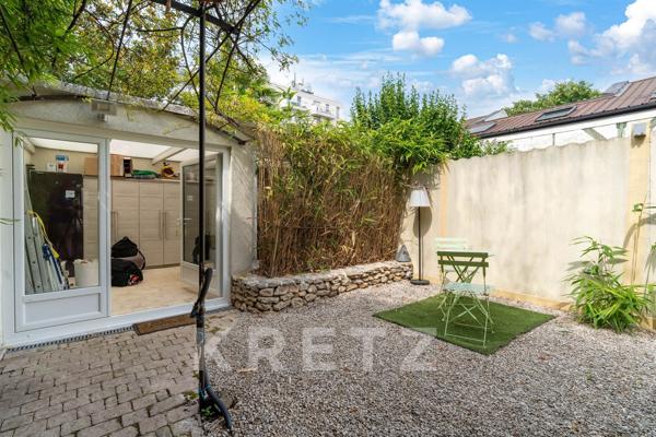 COURBEVOIE (92400) - COEUR DE VILLE - MAISON INDIVIDUELLE - SANS VIS-À-VIS - JARDIN PAYSAGER - CALME
