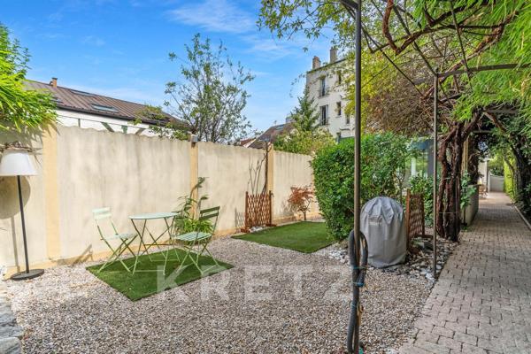 COURBEVOIE (92400) - COEUR DE VILLE - MAISON INDIVIDUELLE - SANS VIS-À-VIS - JARDIN PAYSAGER - CALME