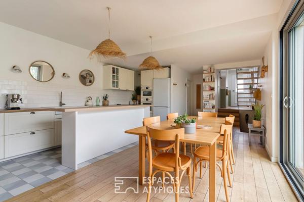 Maison familiale esprit bohème à Tassin