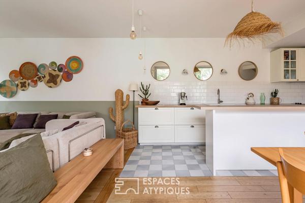 Maison familiale esprit bohème à Tassin