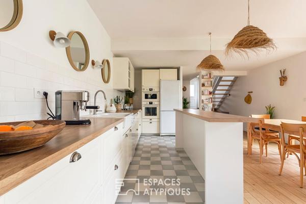 Maison familiale esprit bohème à Tassin