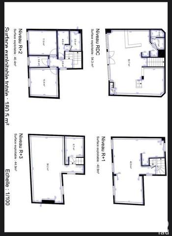 Murs commerciaux  à vendre 150 m² Fontainebleau