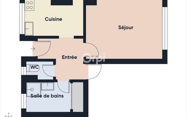 Appartement à vendre    2 pièces • 39,03 m2 Cannes