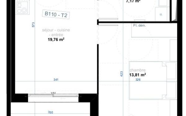 Appartement à vendre    2 pièces •  Narbonne