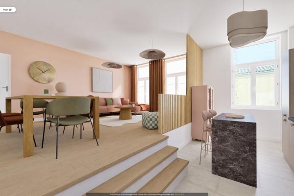 Appartement à vendre |                                       Lyon 01 |                                        3 pièces  |  59 m²