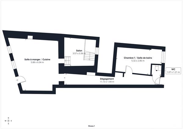 Maison 3 chambres - BOUT DES PAVES