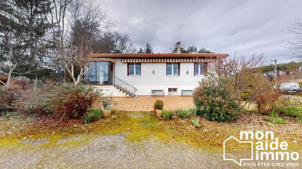 Maison de 80m²+ gîte + 4  garages sur terrain de 3360 m²