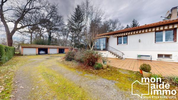 Maison de 80m²+ gîte + 4  garages sur terrain de 3360 m²