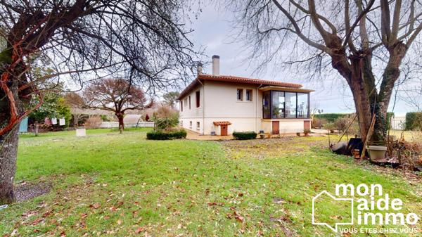 Maison de 80m²+ gîte + 4  garages sur terrain de 3360 m²