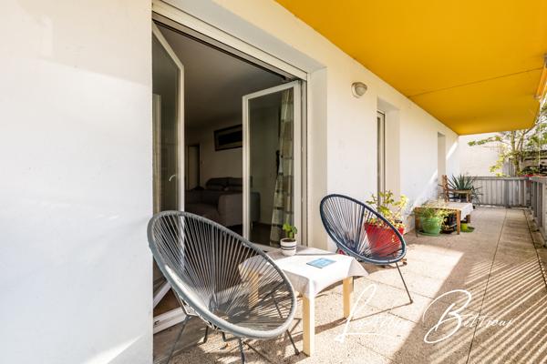Bègles (33130) T3/67 m² + Terrasse 22m² + Parking