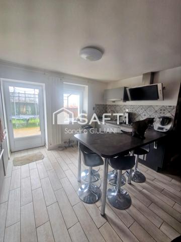 Maison individuelle avec 3 chambres, jardin et terrasse !