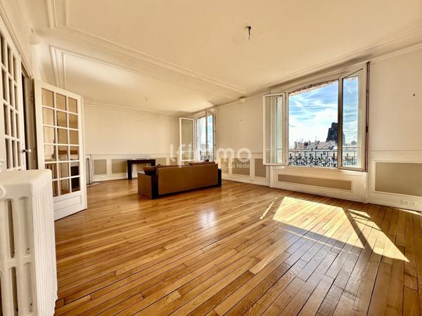 Saint Mandé Sud- Appartement Familial 108m2-5P/3CH- 2 Caves- 5è Etage