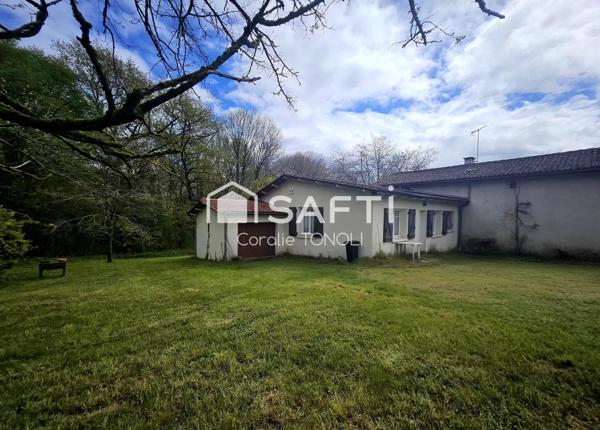 Maison louée + 10 000 m² + potentiel