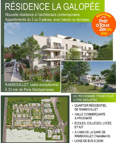 Appartement Rambouillet PROCHE GARE - 2 pièce(s) 43.10 m2