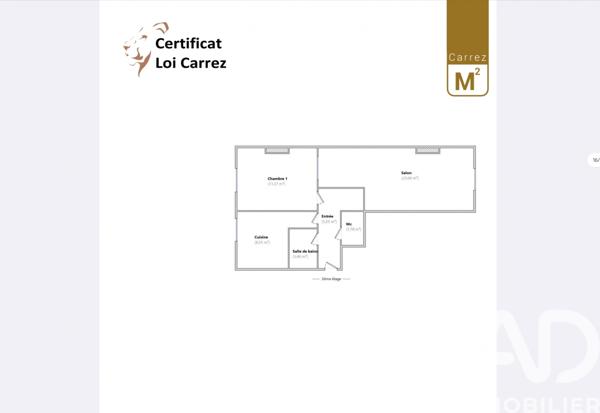 Appartement à vendre 2 pièces 54 m² Lyon 7