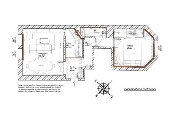 Appartement rénové par architecte d’intérieur à Passy