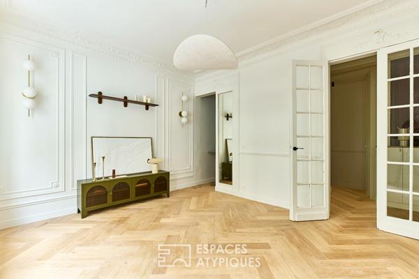 Appartement rénové par architecte d’intérieur à Passy