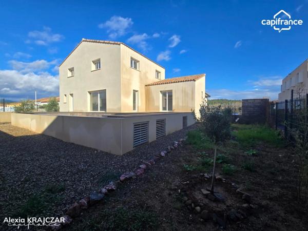 A VENDRE - Maison - 156m² - T6 - 4 chambres - Garage - Terrasse, jardin et piscine - CESSENON-SUR-ORB (34)